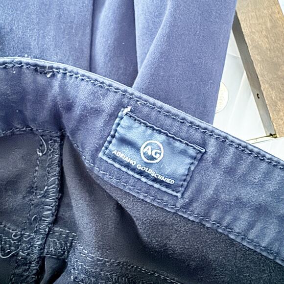 AG Adriano Goldschmied The Farrah High Rise Skinny Ankle Jeans Navy Blue 28 - Picture 8 of 11